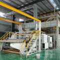 Non-woven fabric slitting and rewinding machine